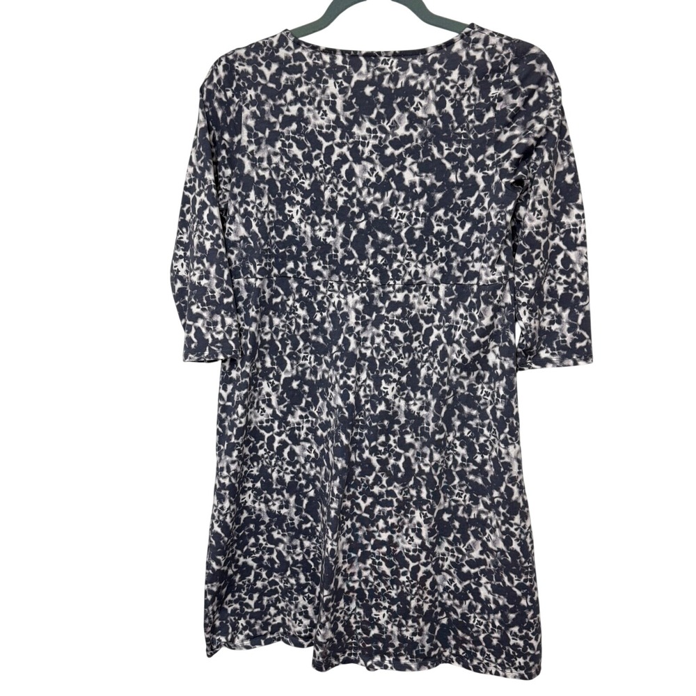 Pure Jill Women's Baby Doll Dress XS Petite Knit Watercolor Tye Dye Print - Picture 4 of 6